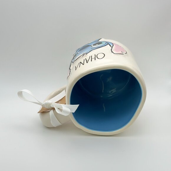OHANA Stitch mug by Rae Dunn | Ohana coffee mug | Mug with adorable Stitch - Picture 5 of 5